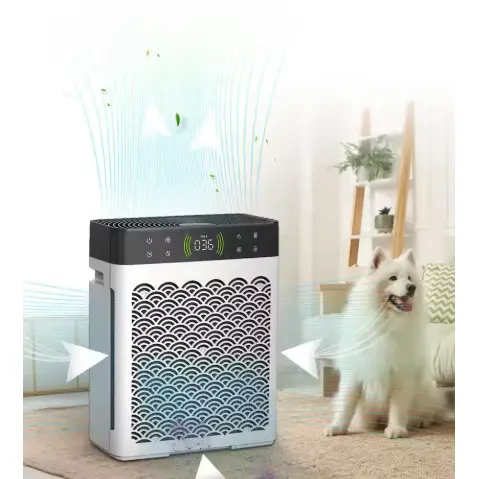 เครื่องฟอกอากาศ UV พร้อมไส้กรองถ่านกัมมันต์