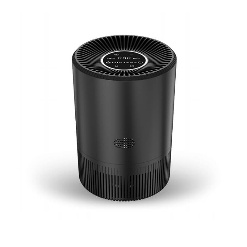 เครื่องฟอกอากาศสัตว์เลี้ยงแผ่นกรอง Hepa แบบพกพาพร้อม Wifi